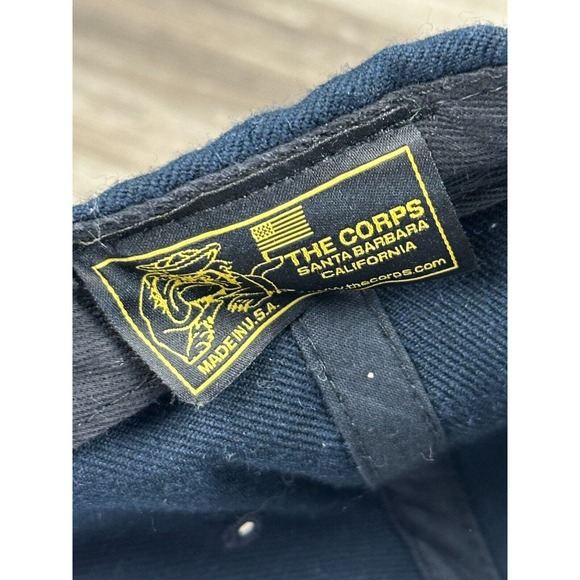 U.S. NAVAL INSTITUTE 1873 The Corps Santa Barbara US Navy Black Hat Adjustable - Picture 7 of 8